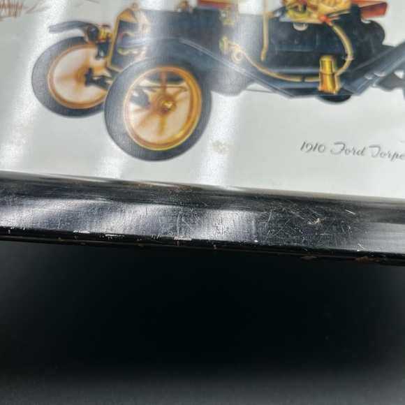 Vintage Ford Torpedo 1910 Car Design Black Serving Tray - Picture 4 of 5